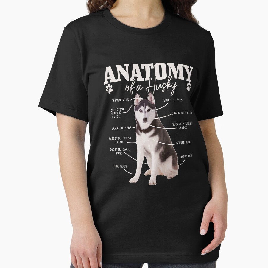 Anatomy Of A Siberian Husky Funny Cute Dog Husky Mom Dad by PerkinsAarav