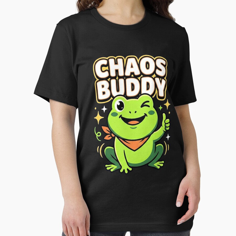 Chaos Buddy Funny Frog Shirt | Cute Absurd Humor by MotivaChic