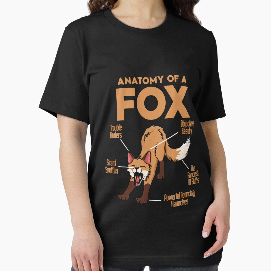 Anatomy Of A Fox. Funny Fox Lovers For Girls Boys by ahmed2751989