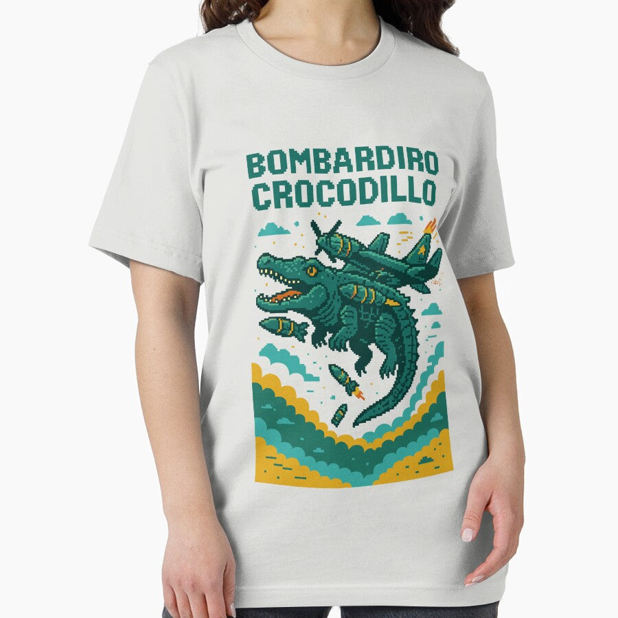 Bombardiro Crocodilo Italian Brainrot Memes Pixel by Sitchko