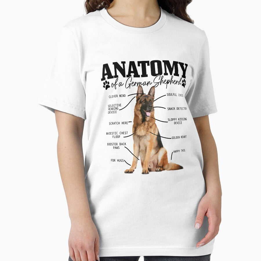 Anatomy Of A German Shepherd Funny Cute Dog Mom Dad by PerkinsAarav