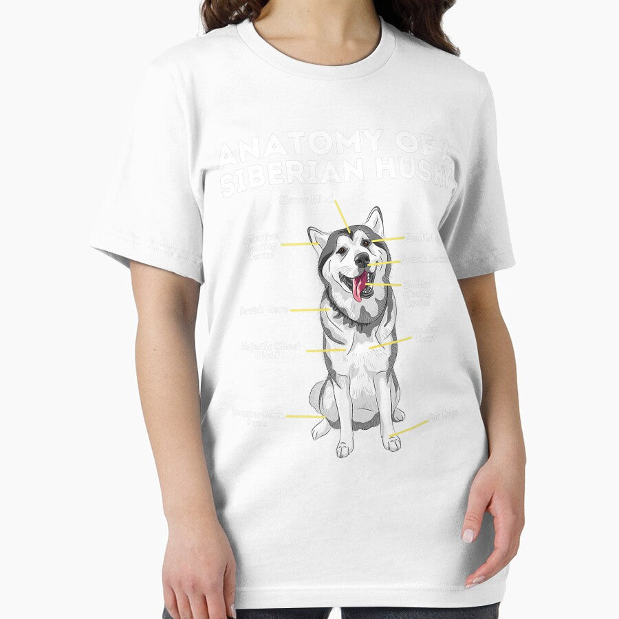 Anatomy Of A Siberian Husky - Funny Sibe Owner Dog Lover by kimngw