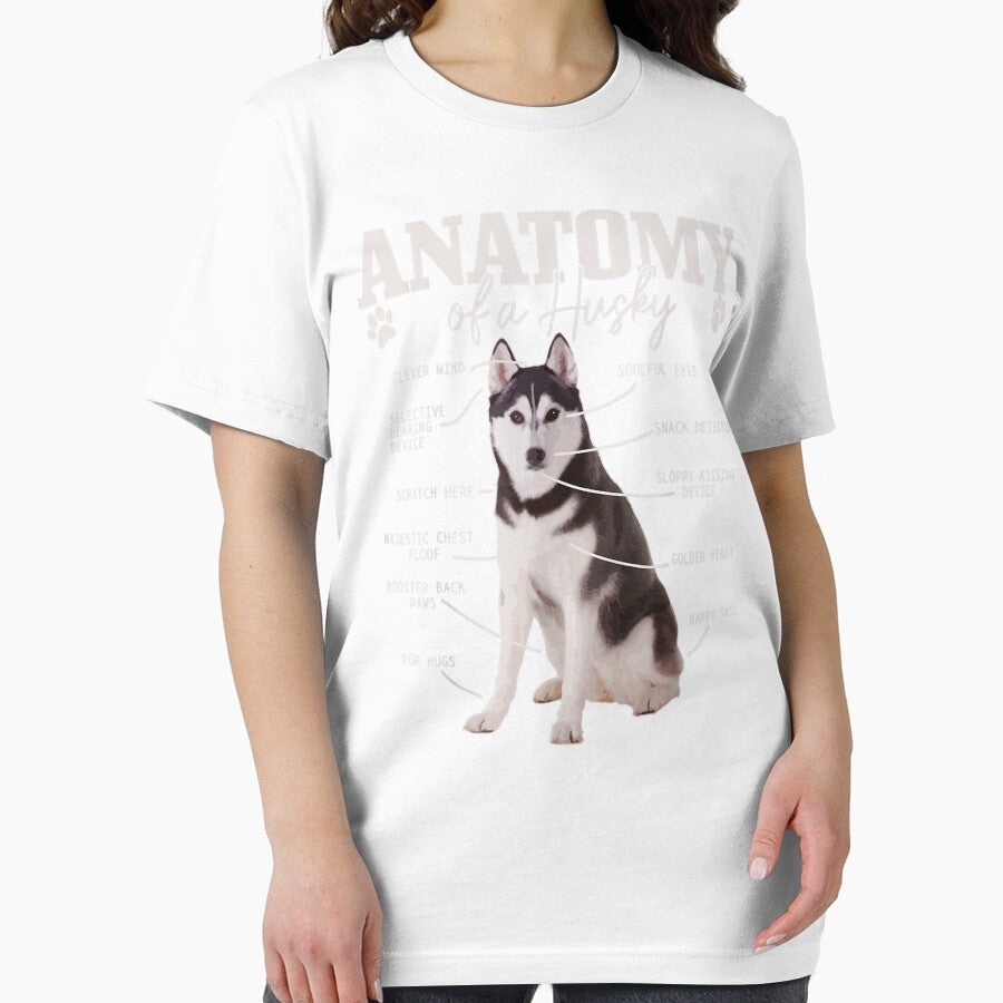 Anatomy Of A Siberian Husky Funny Cute Dog Husky Mom Dad by kimngw