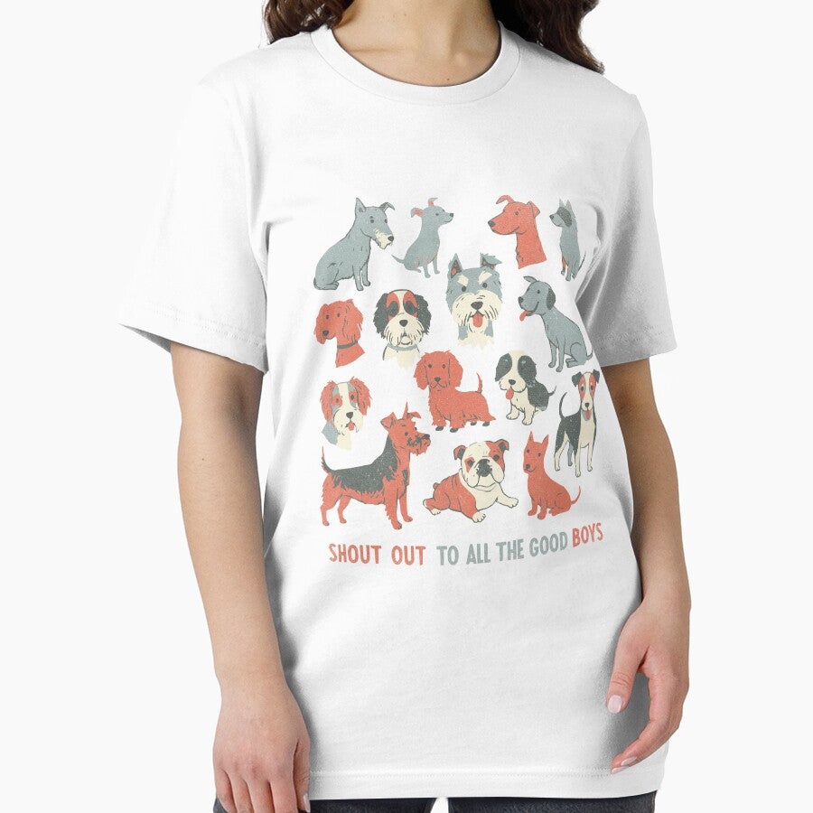 Shout Out to All the Good Boys - Cute Vintage Dog Design by 99 Organizers