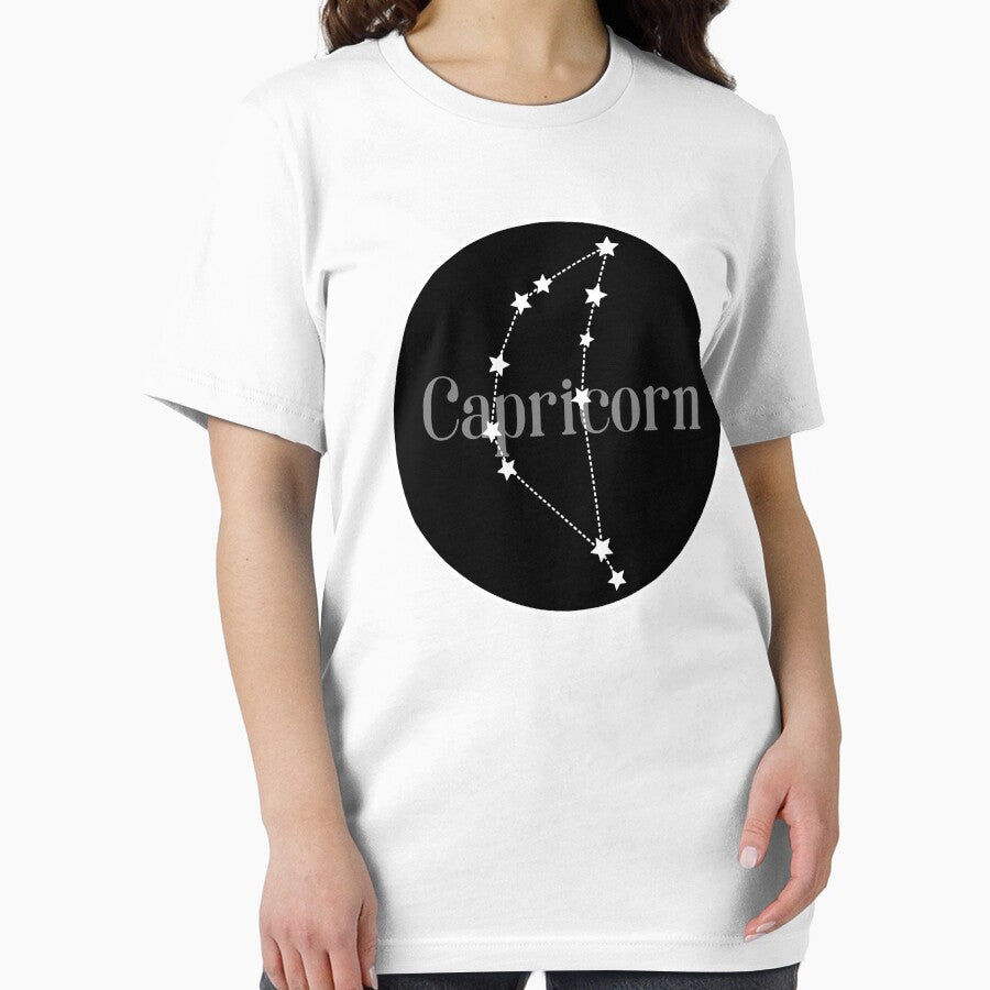 Capricorn zodiac constellation (black) by EleYeah