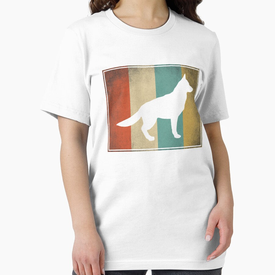 Vintage German Shepherd Gift for Men Women & Kids - Retro Design by Curtis Cline