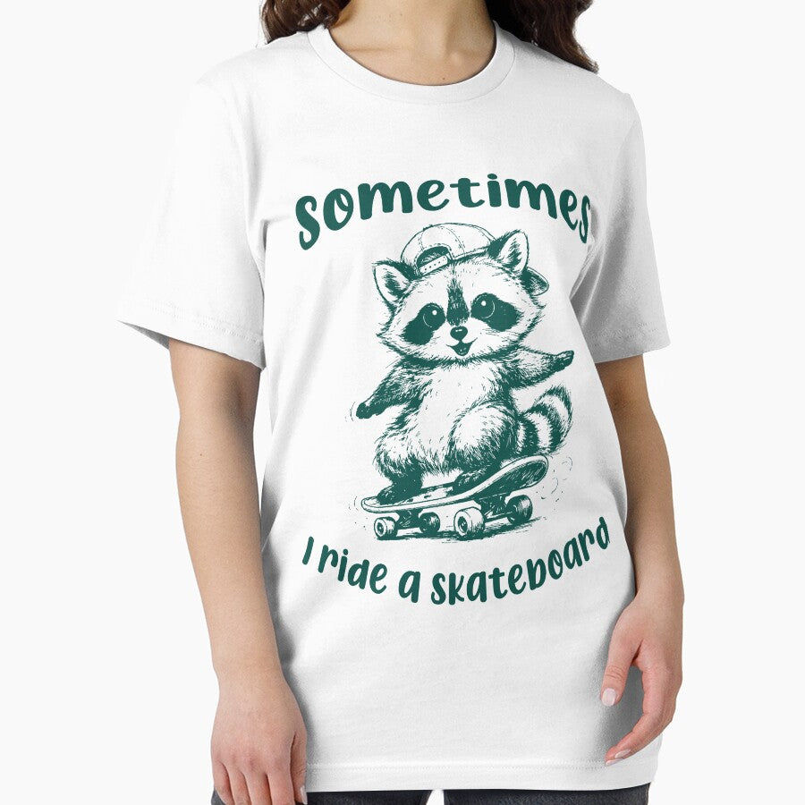 raccoon-ride-skateboard by sowaibur
