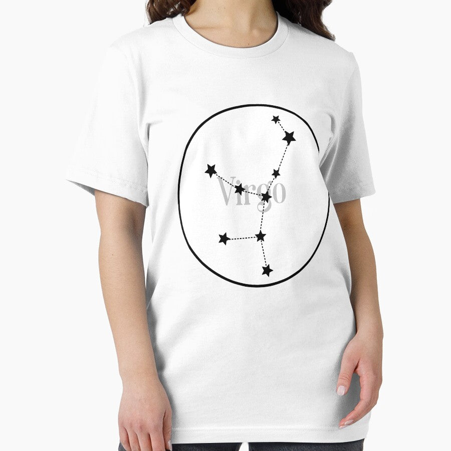 Virgo zodiac constellation (white) by EleYeah