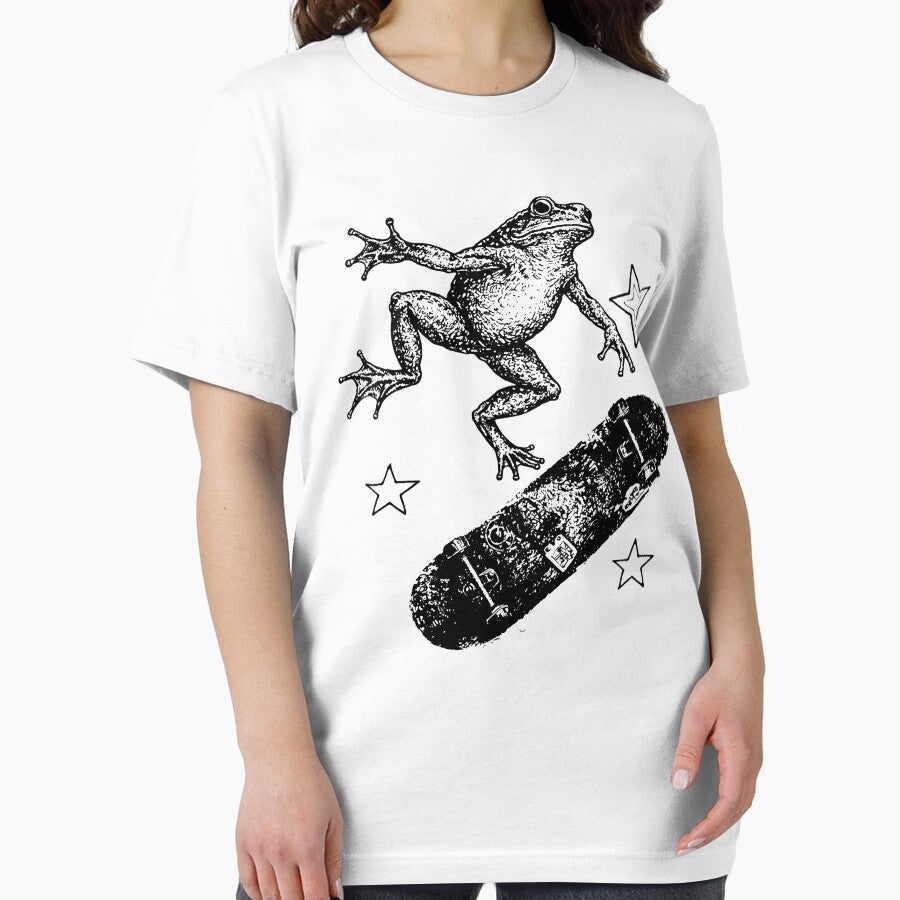 Retro Skateboard Frog Funny Frog Vintage by will freed18