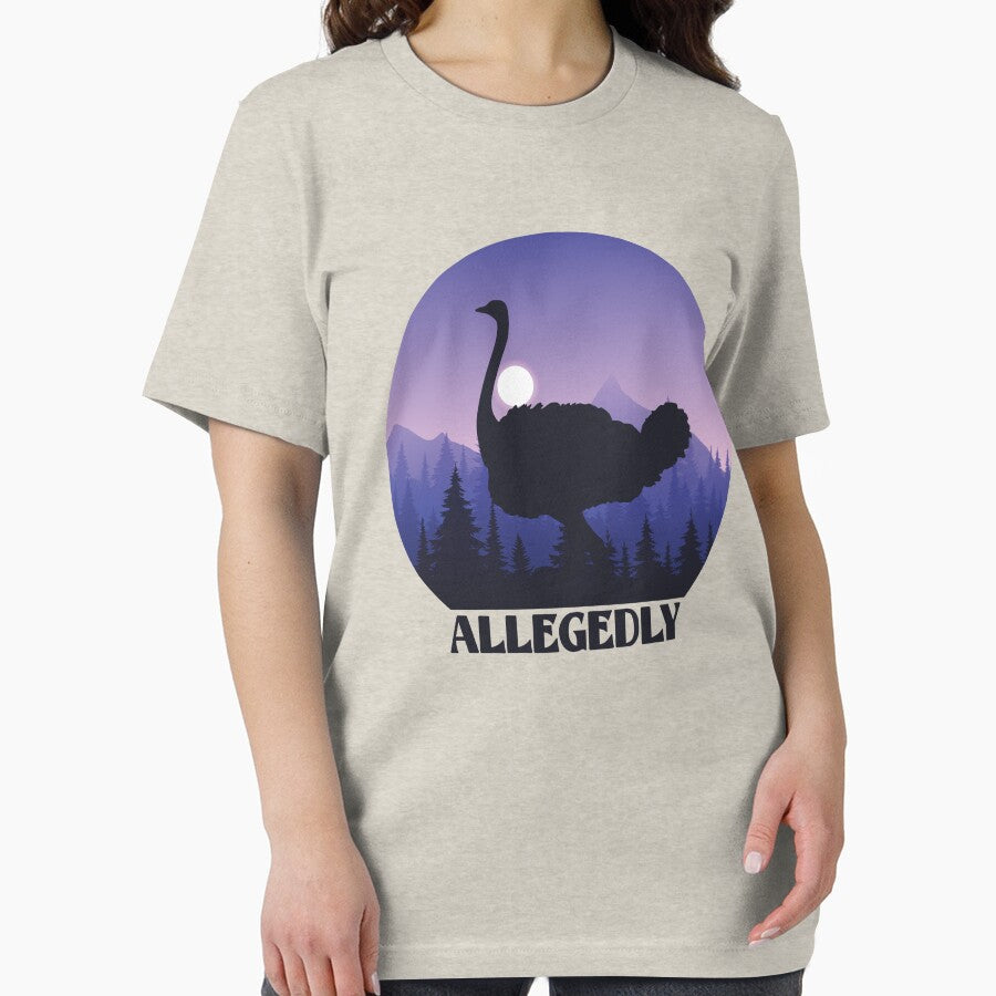 Allegedly Ostrich - Funny Meme Bird by Bowiex