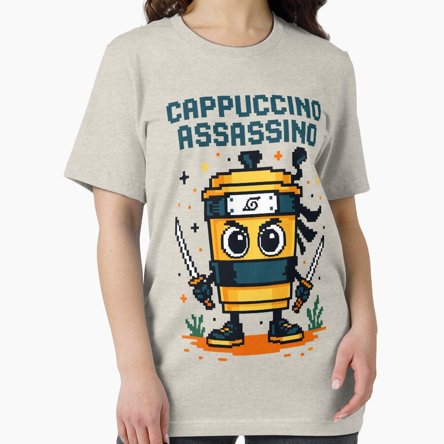 Cappuccino Assassino Italian Brainrot Memes Pixel by Sitchko
