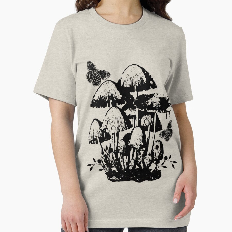 Mushrooms And Butterflies by Khihi