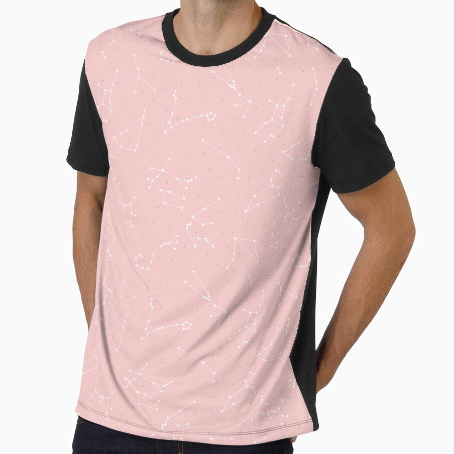 Pink and White Zodiac Constellations by fairy911911