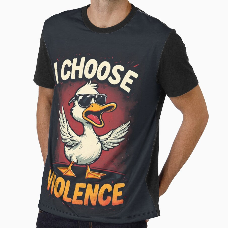 I Choose Violence – Cute Duck with Attitude by owi-art