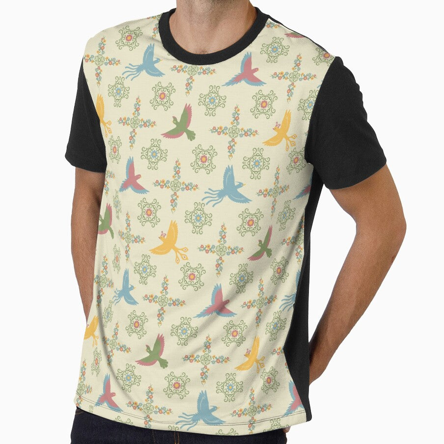 Birds & Flowers pattern by PolpoDesign