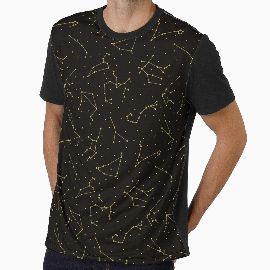 Black and Gold Zodiac Constellations by fairy911911