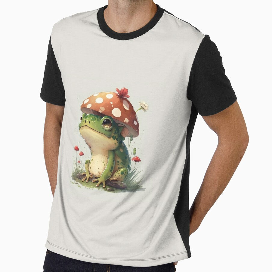 Mushroom frog god of the forest by Sunchildprints