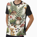 Woodland Forest Floor Mushroom Pattern by SavinMercantile