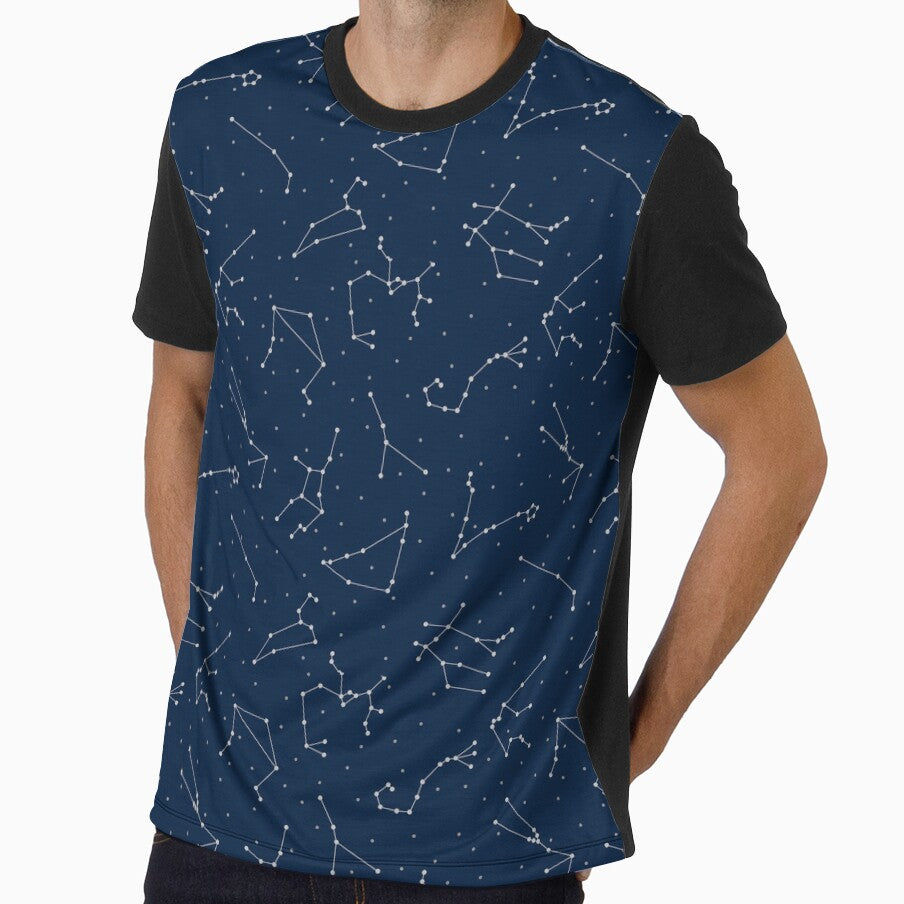 Navy and White Zodiac Constellations by fairy911911