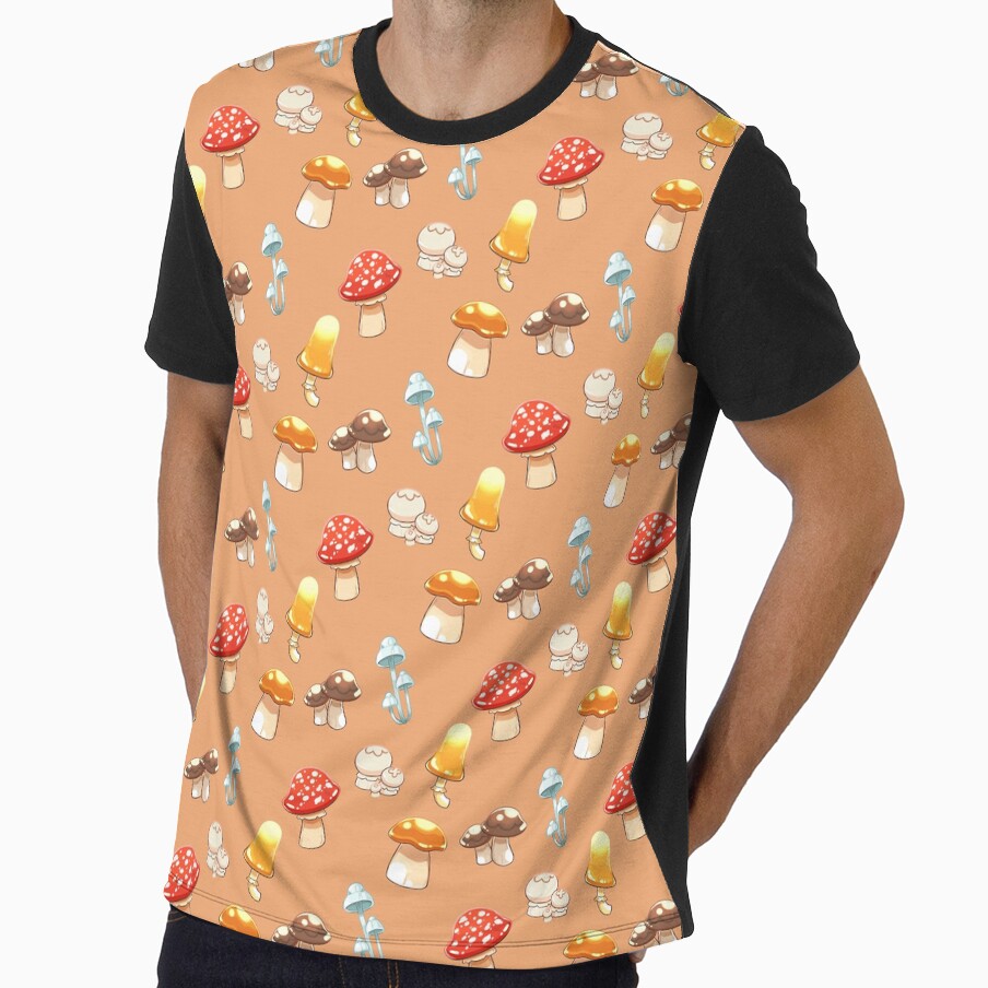 Cute Mushroom Pattern by SandDolphin