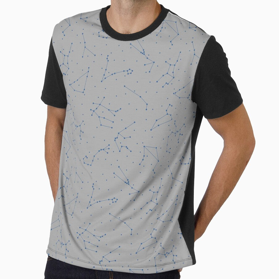 Gray and Navy Zodiac Constellations by fairy911911