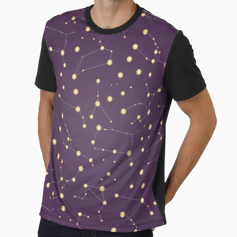Constellations Aubergine Gold by OddPop