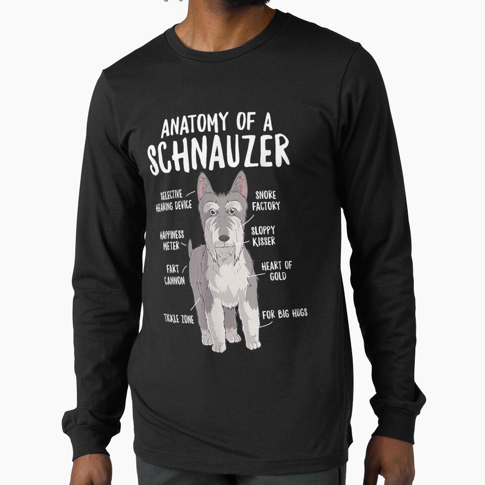 Anatomy Schnauzer Puppy Owner Funny Cute by gymat3