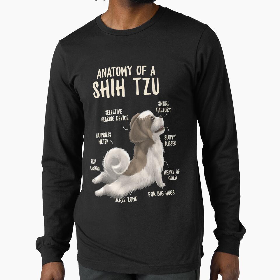 Anatomy Shih Puppy Owner Funny Cute by dominique235