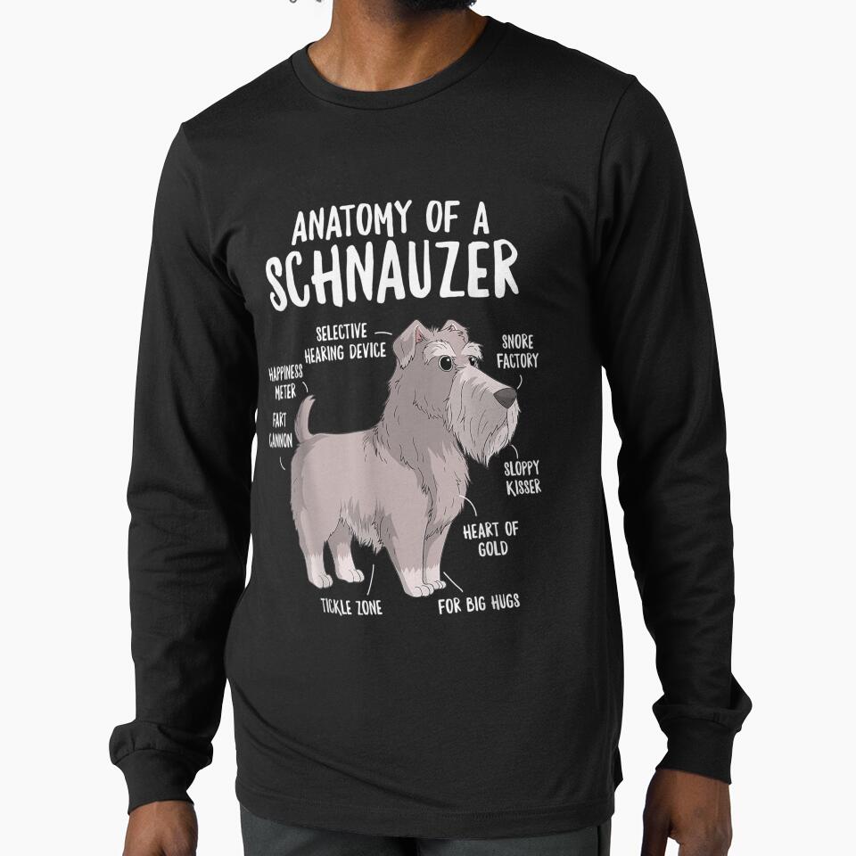 Anatomy Schnauzer Puppy Owner Funny Cute by suzanso
