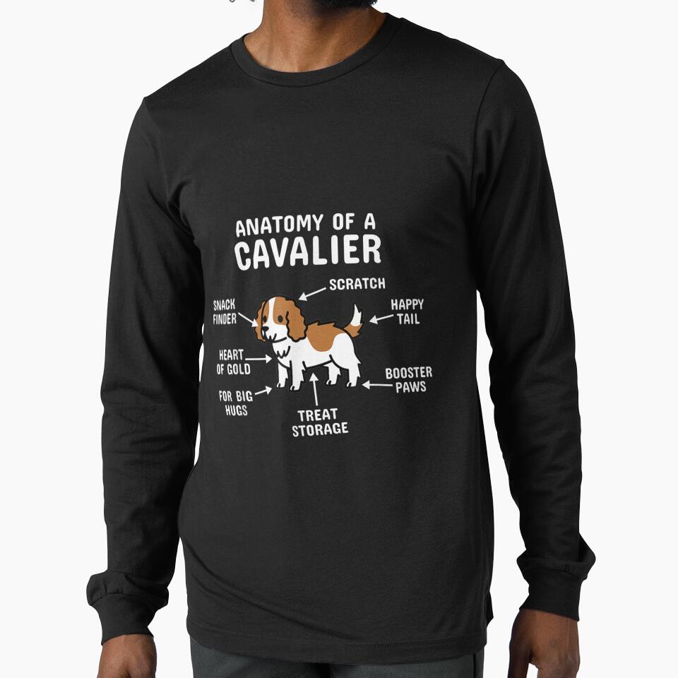 Anatomy Of A Cavalier King Charles Spaniel Dog by terrycar