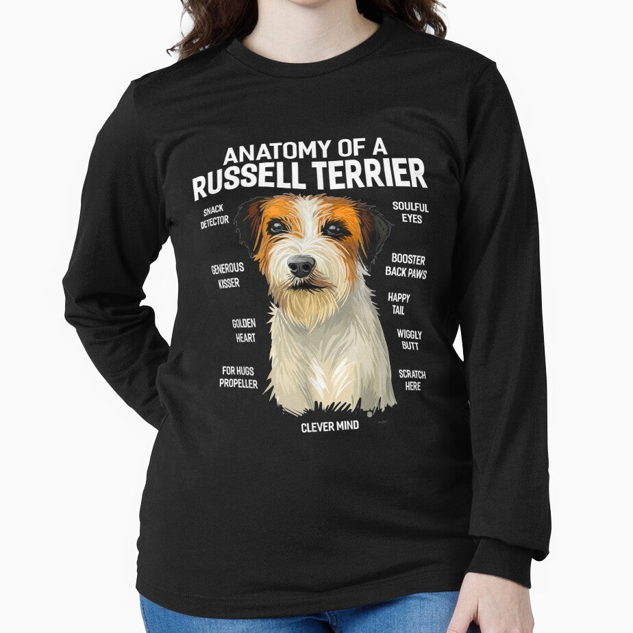 Dogs 365 Anatomy Of A Russell�terrier Dog Funny Gift by lindafrances