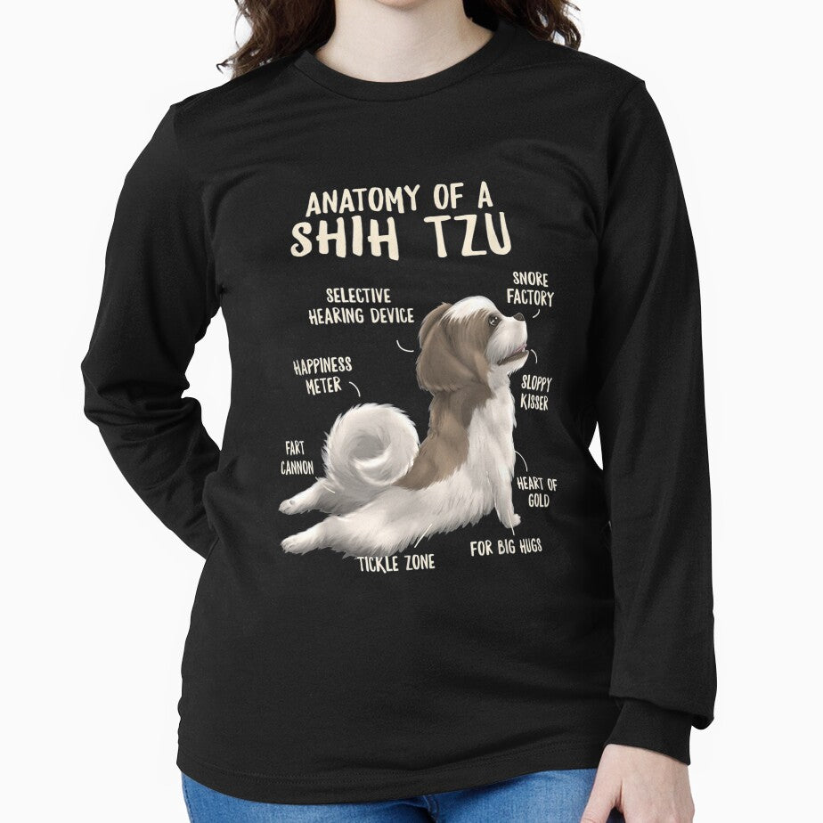 Anatomy Shih Puppy Owner Funny Cute by dominique235