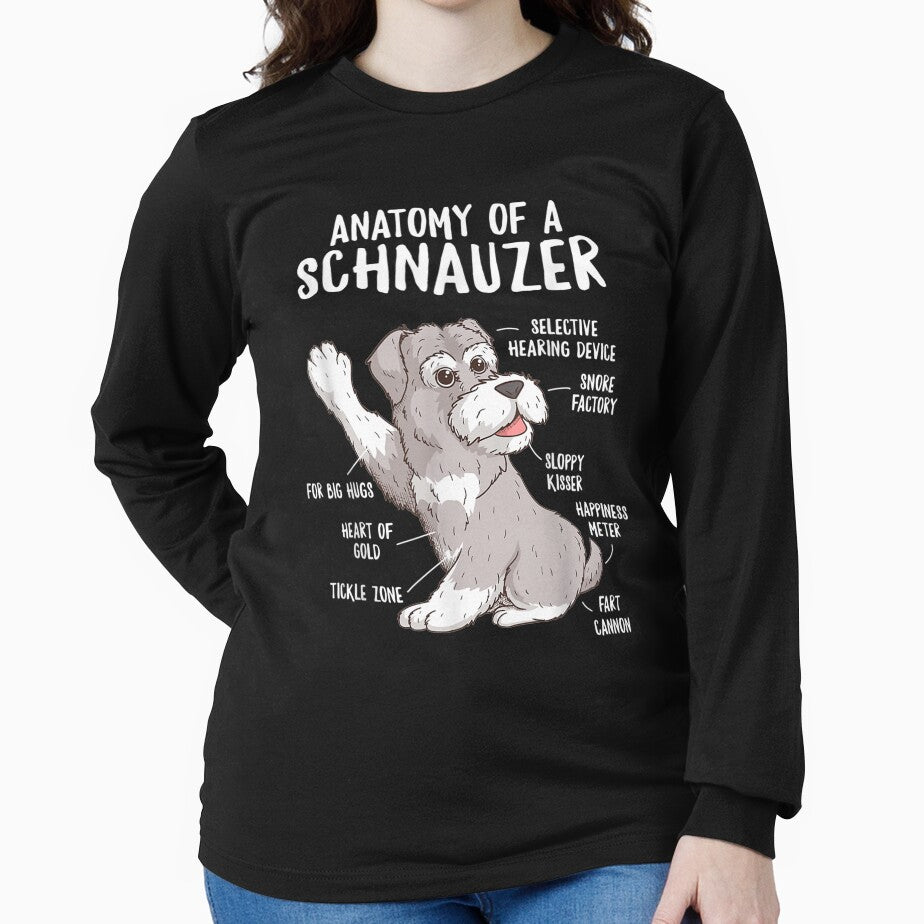 Anatomy Schnauzer Puppy Owner Funny Cute by dianev79