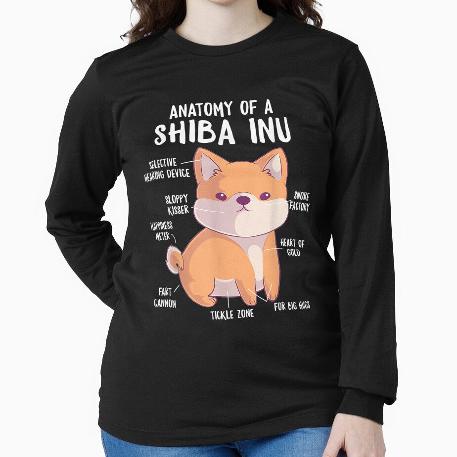 Anatomy Shiba Puppy Owner Funny Cute by suzanso