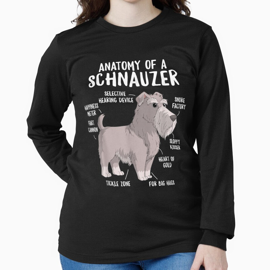Anatomy Schnauzer Puppy Owner Funny Cute by suzanso