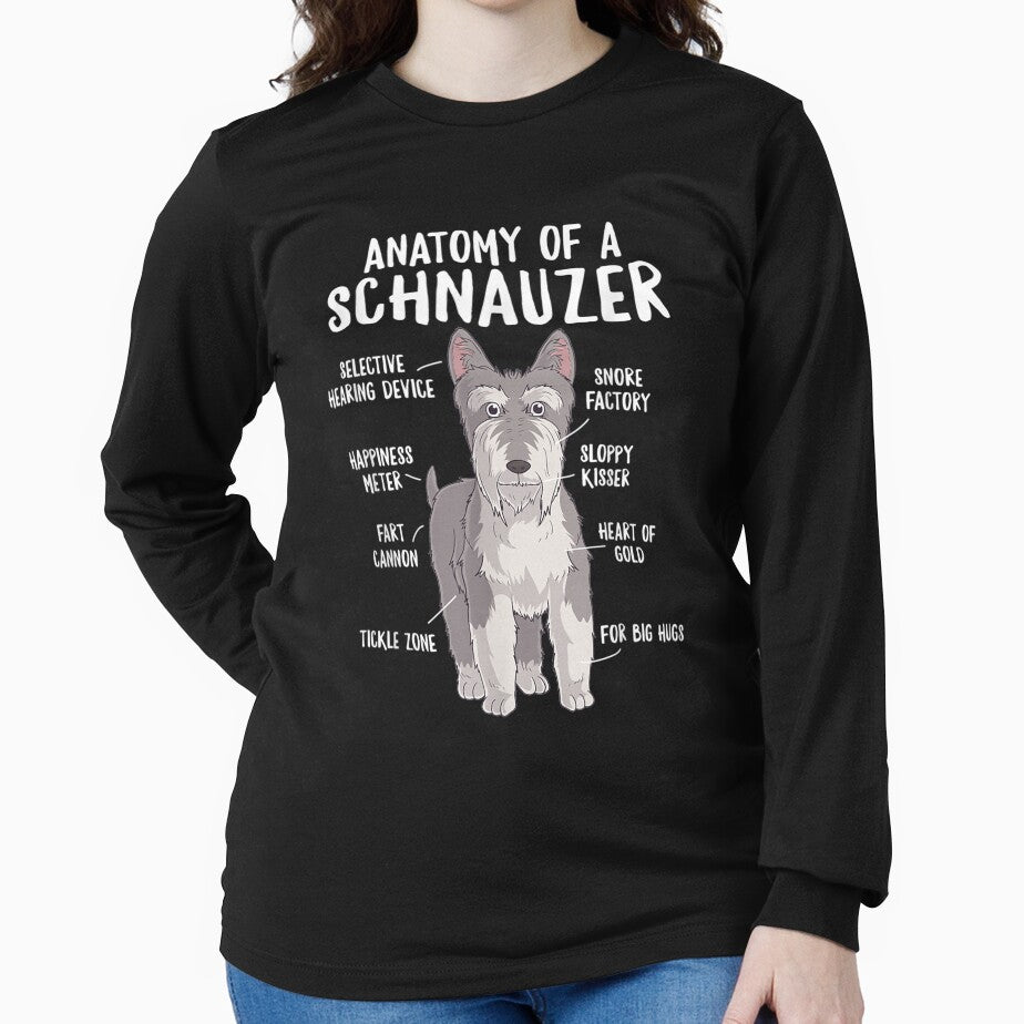 Anatomy Schnauzer Puppy Owner Funny Cute by gymat3