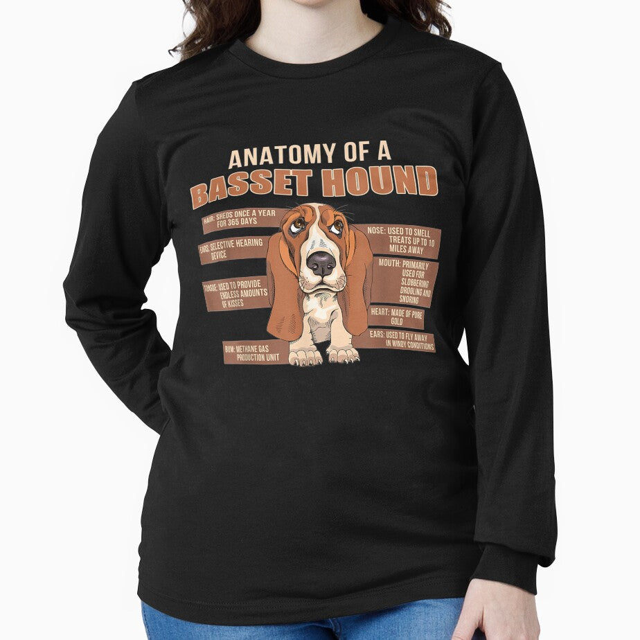 Anatomy Of A Basset Hound Funny Dogs Lover by beatabea