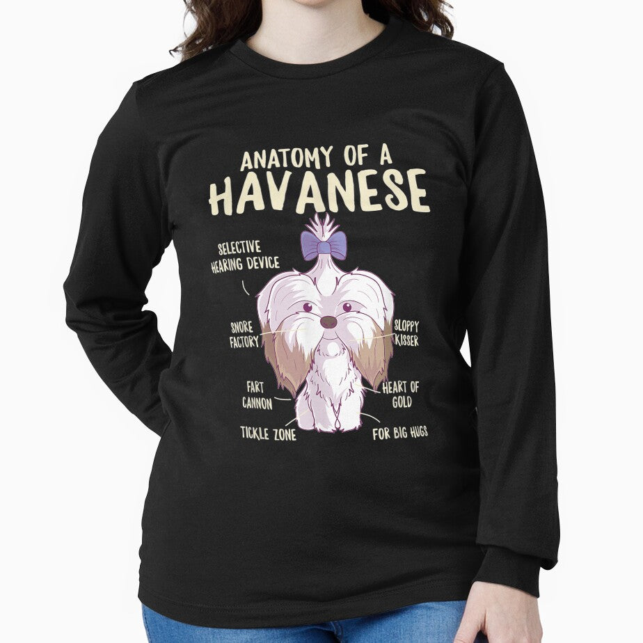 Anatomy Havanese Owner Puppy Funny Cute by dominique235