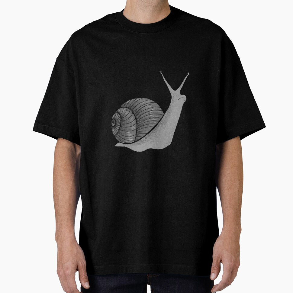 Grayscale Snail by TelkArt
