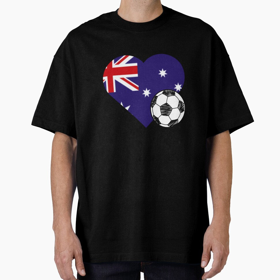 Australia Soccer Heart Design by FinalScoreClub