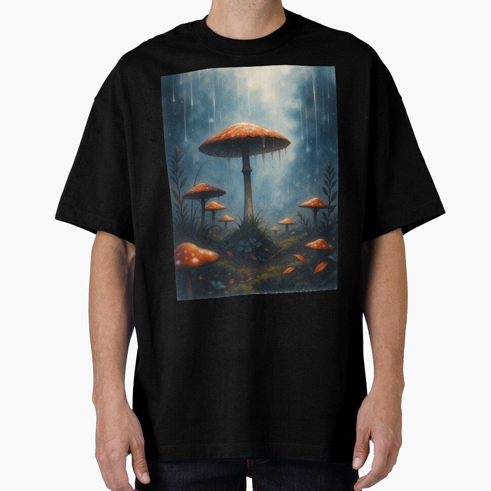 Mystical Mushroom in the Rain by The Rogue Mark