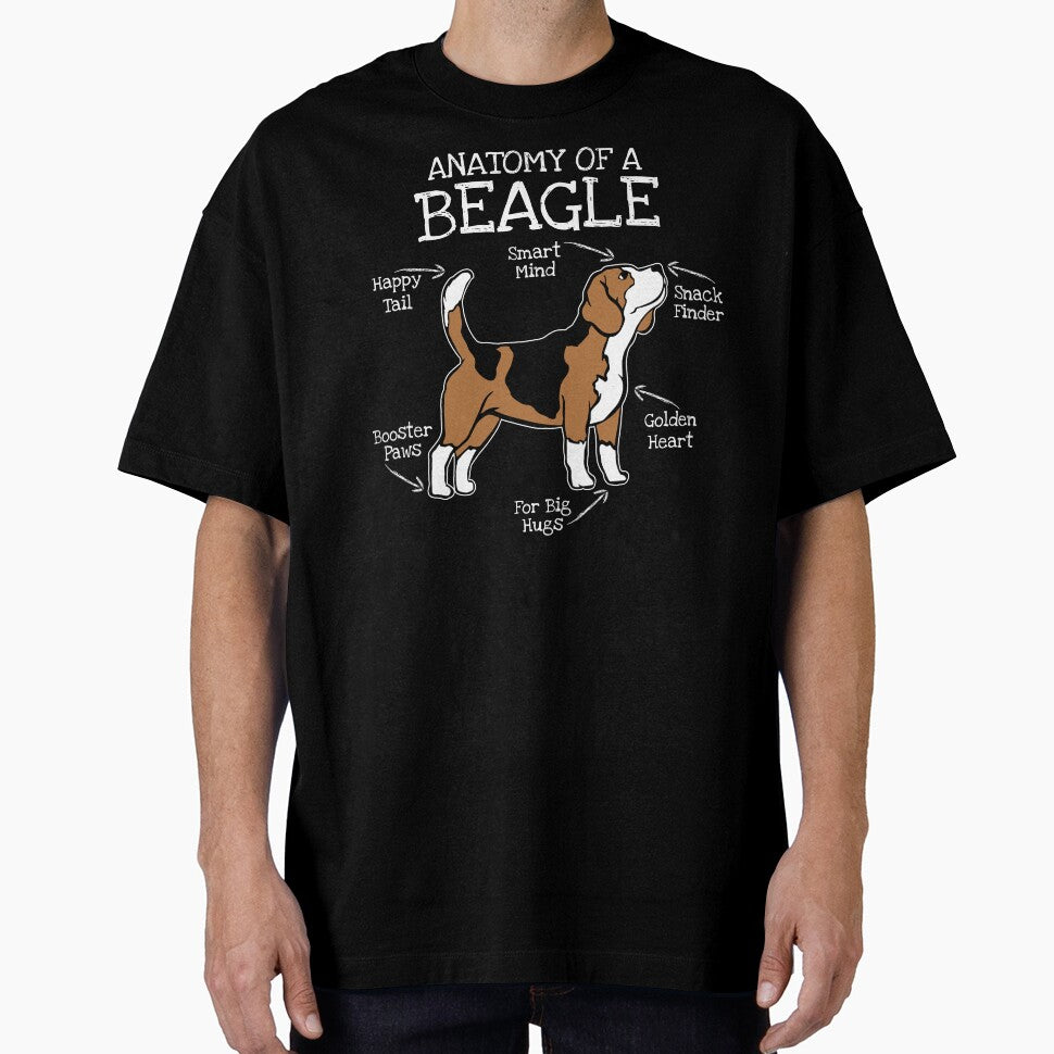 Funny Beagle mom, Owner dog quote | Anatomy of a Beagle by GPODdesign