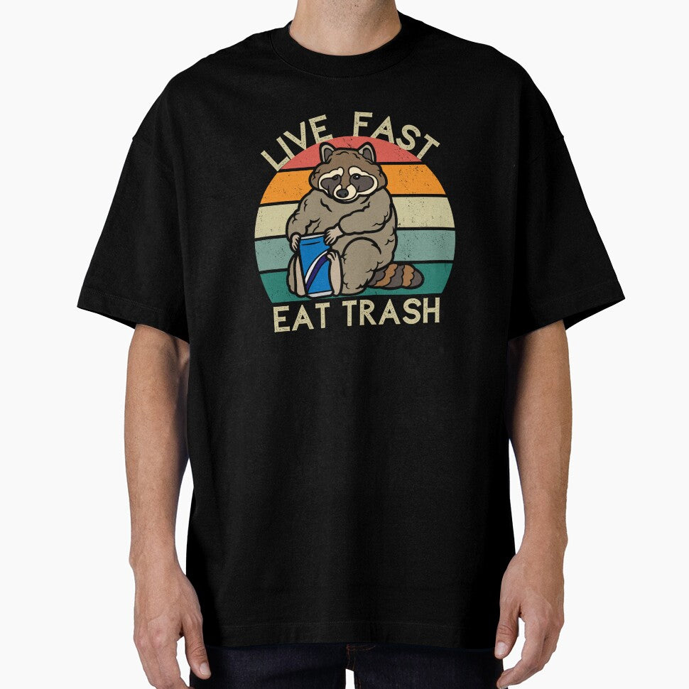 Live Fast, Eat Trash 2.0 | Raccoon design by SocialTekkie