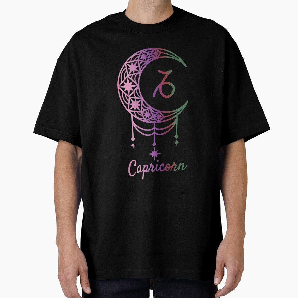 Capricorn zodiac crescent moon by CMButike