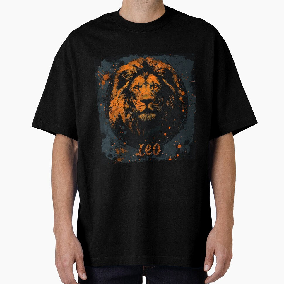 Grunge Style Leo Zodiac Sign by AiHead