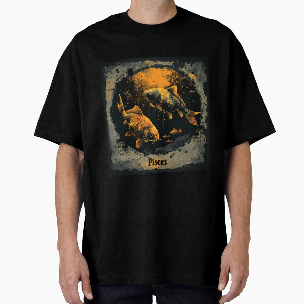 Grunge Style Pisces Zodiac Sign by AiHead