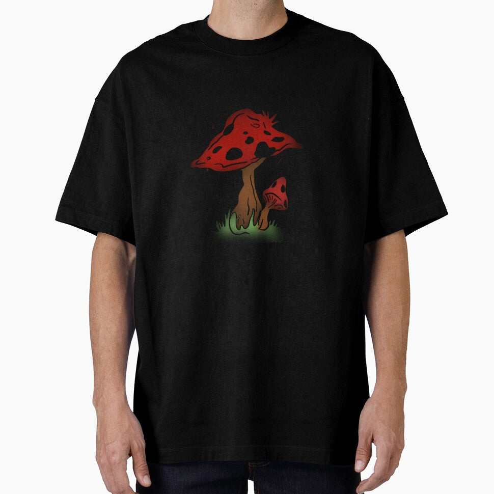 falling comets with mushroom by moonna designs