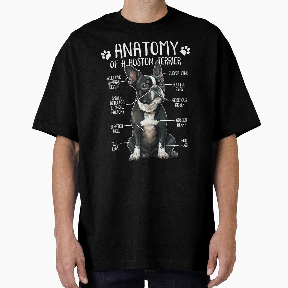 Funny Boston Terrier Anatomy Bostie Dog Lover by lanynx design