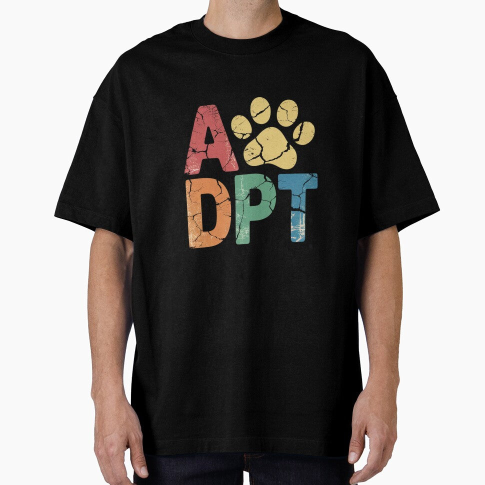 Vintage Rainbow Adopt A Dog Rescue Foster Adoption Month by NailMolisa