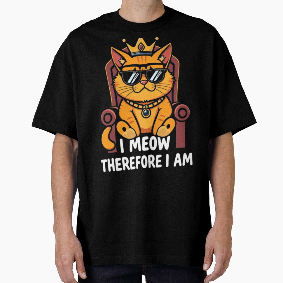 Zazu Cat – I Meow Therefore I Am Funny Cat Meme by MystiColo